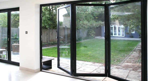 bifold patio doors installed by evolve windows and doors