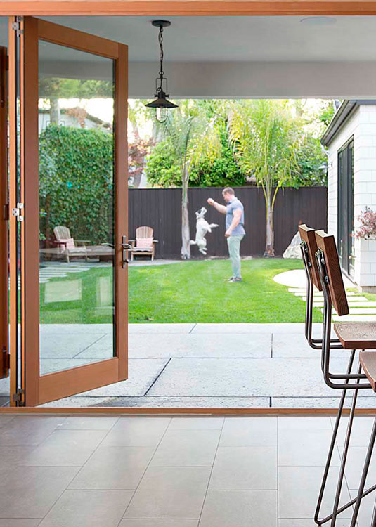 recent bifold doors installed by Ventralux